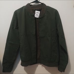 RARE army green Brandy Melville bomber jacket